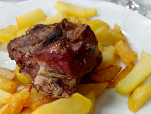 Un plat de carn del restaurant Can Raimí d'Argentona