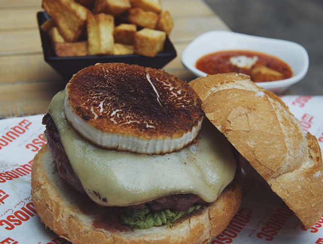 Una de les burguers del restaurant