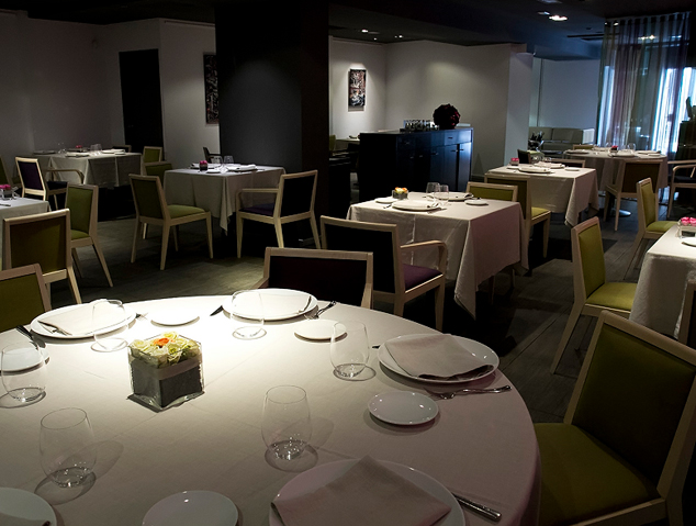 Interior del restaurant Sangiovese