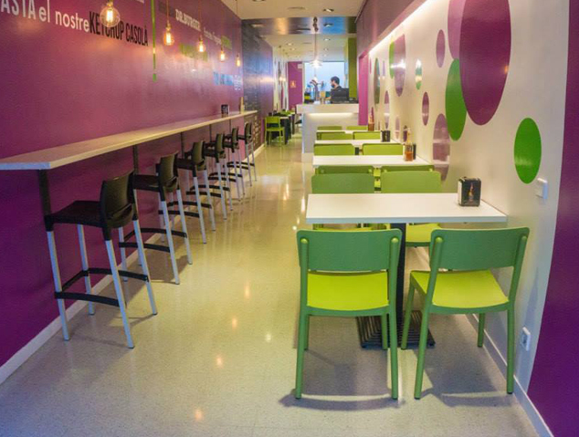 Interior del Dr Burger