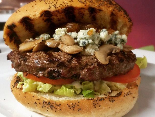 Hamburguesa Le Bleu del Dr. Burger de Mataró