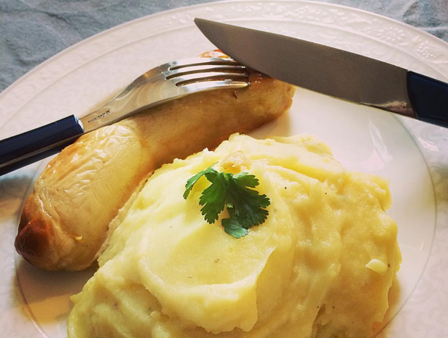 Un boudin blanc, el postre més famós del Nadal a França