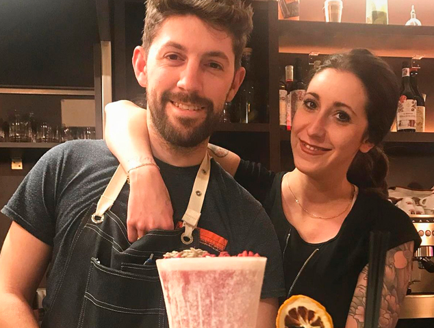 En Raimon i la Jessica, els dos propietàris del Charlotte Gastrobar