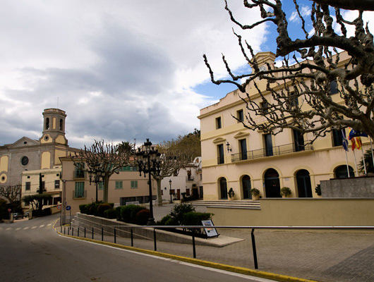 El centre de Sant Andreu de Llavaneres