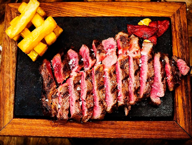 Un plat del Pura Brasa a Pineda