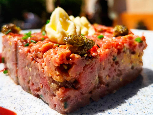 Steak Tàrtar de Ca l'Estrany a Cabrils