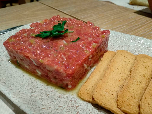 Steak Tartar del restaurant Eume de Mataró