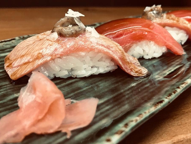 Niguiris del restaurant ROMO SUSHI SPOT de Mataró