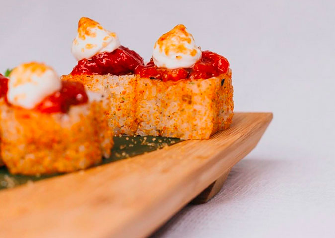 Uramaki Vegano de Plan Made Sushi